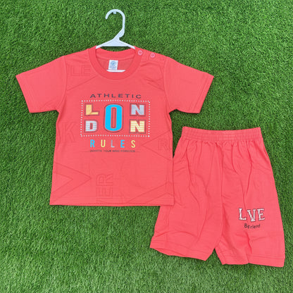 Kids Premium Summer T-Shirt with Pant Set - China Import