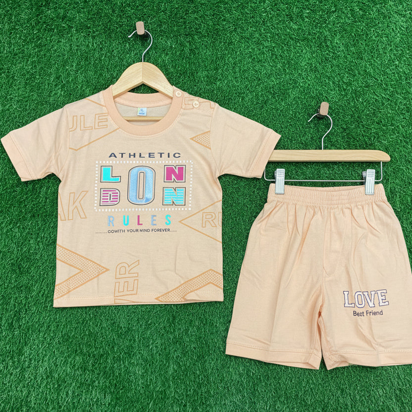 Kids Premium Summer T-Shirt with Pant Set - China Import
