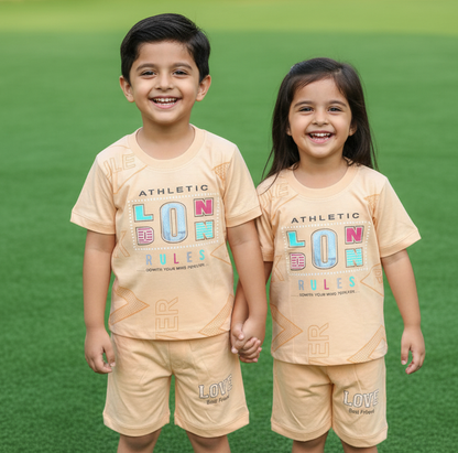 Kids Premium Summer T-Shirt with Pant Set - China Import