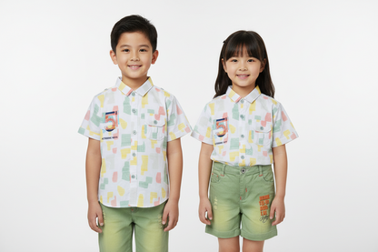 Kids Premium Casual Shirt with Pant Set - China Import