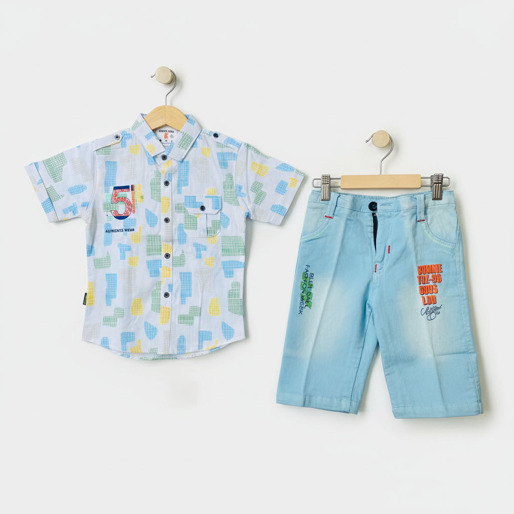 Kids Premium Casual Shirt with Pant Set - China Import