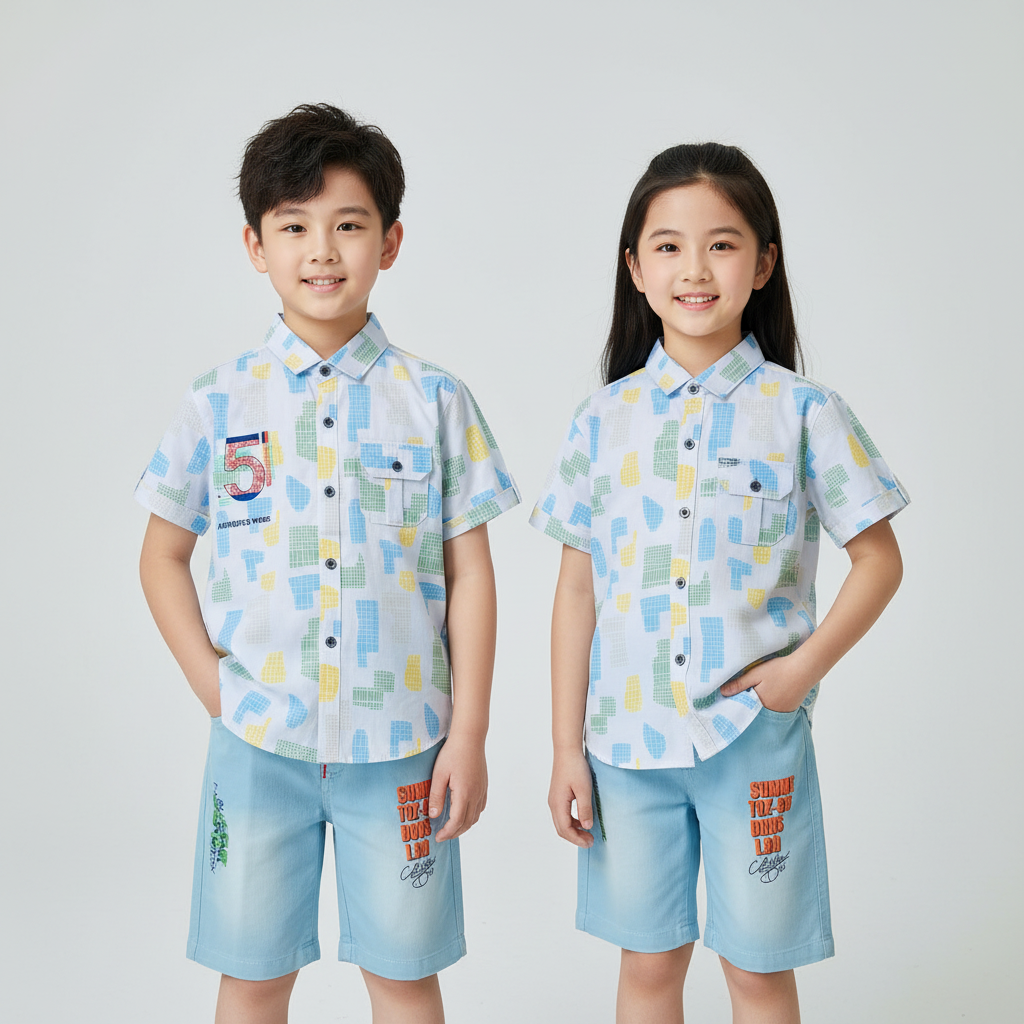 Kids Premium Casual Shirt with Pant Set - China Import