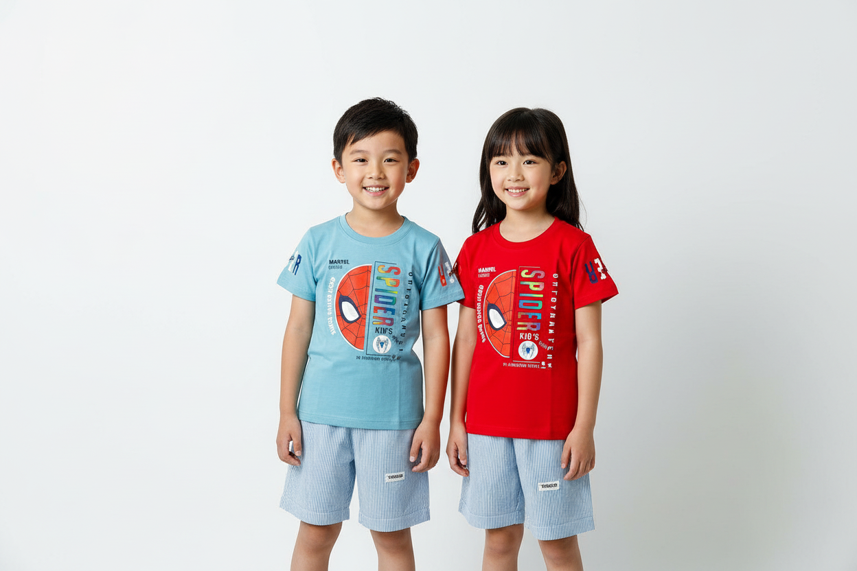 Kids Premium Spider T-Shirt with Pant Set - China Import