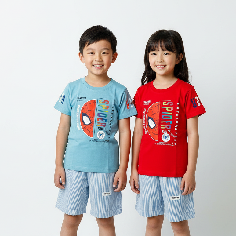 Kids Premium Spider T-Shirt with Pant Set - China Import