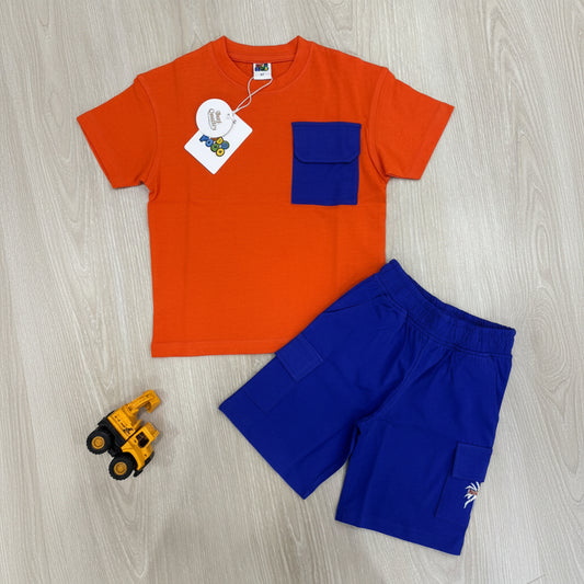 China Export Kids T-Shirt & Cargo Shorts Set