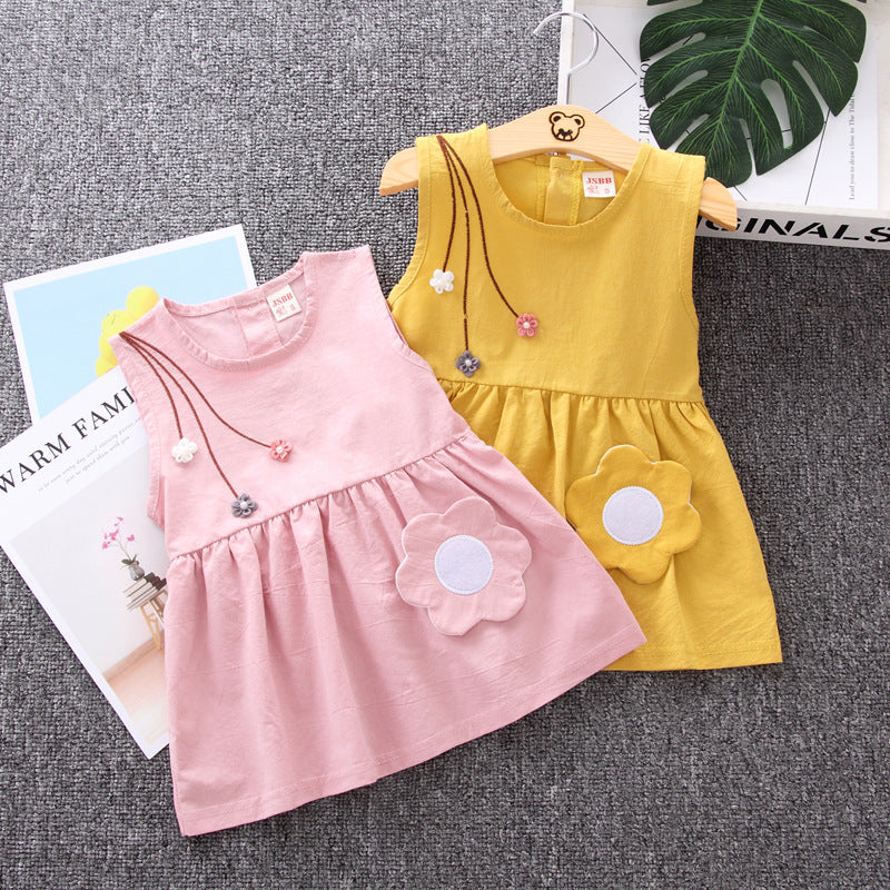 Luxe Floral Embroidery Cotton Princess Boutique Set