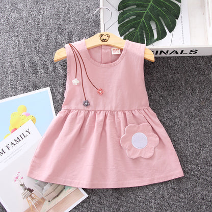 Luxe Floral Embroidery Cotton Princess Boutique Set