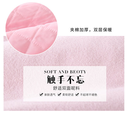 Winter Stylish Bow Decorated Long Coat