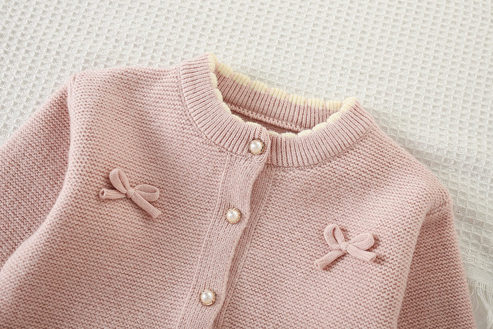 Korean Style Knitted Bow Sweater Skirt Set