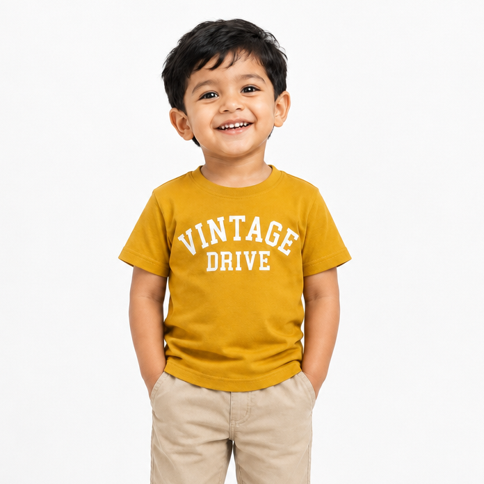 Vintage Drive Drop Shoulder T-Shirt