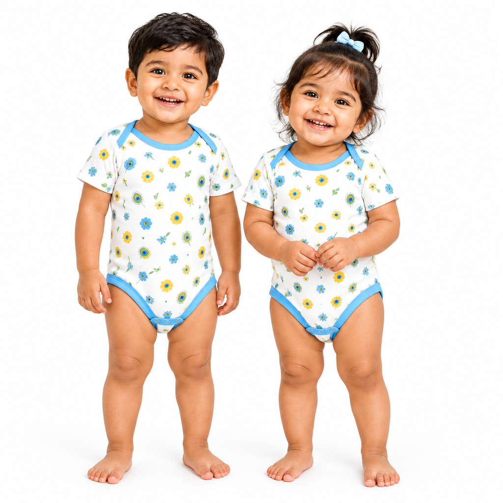 Premium Cotton Baby Romper With Soft & Comfort